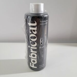 Fabriccoat Black Paint for All Fabrics 250ml 8.5 fl oz